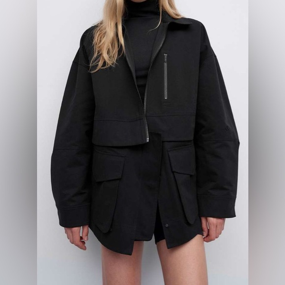 NWOT Lululemon Glyde 2-in-1 Adaptable Jacket Black - Picture 3 of 10